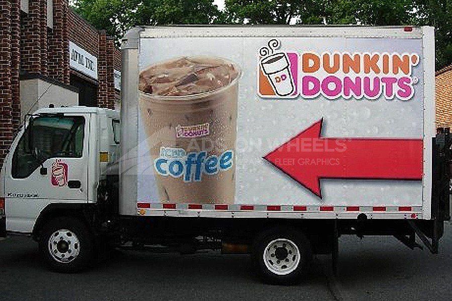 Box Truck Wrap Dunkin Donuts