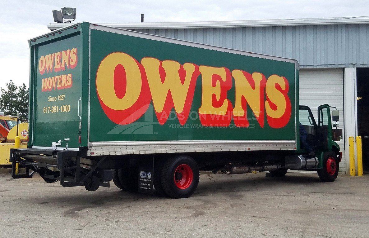 Box Truck Wrap Moving Company Owens