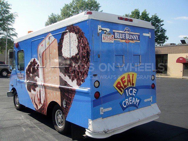 Food Truck Wrap Graphics Bluebell