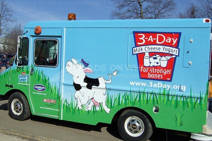 Food Truck Wrap Graphics Dairy