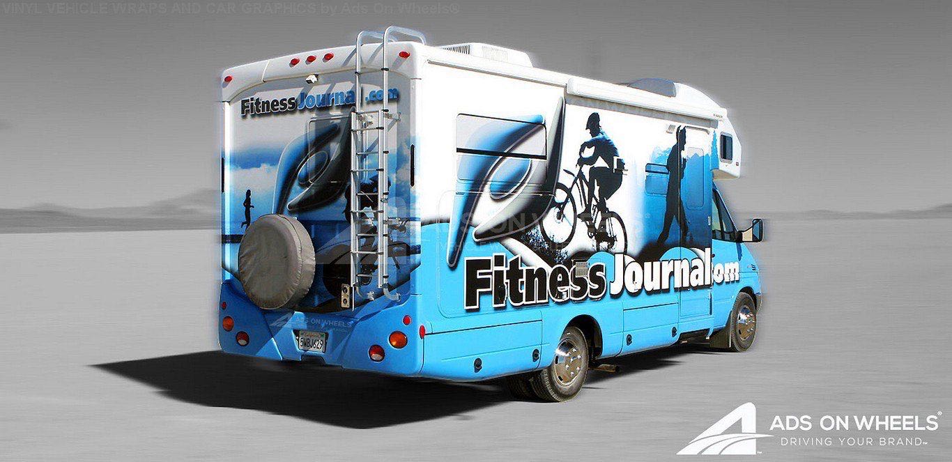 RV Wrap Graphics Decal Fitness
