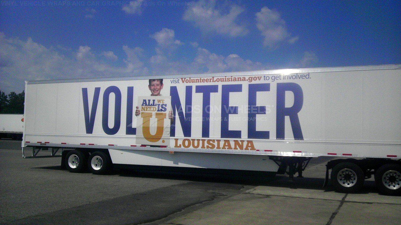 Tractor Trailer Wraps Semi Graphics Louisiana Government