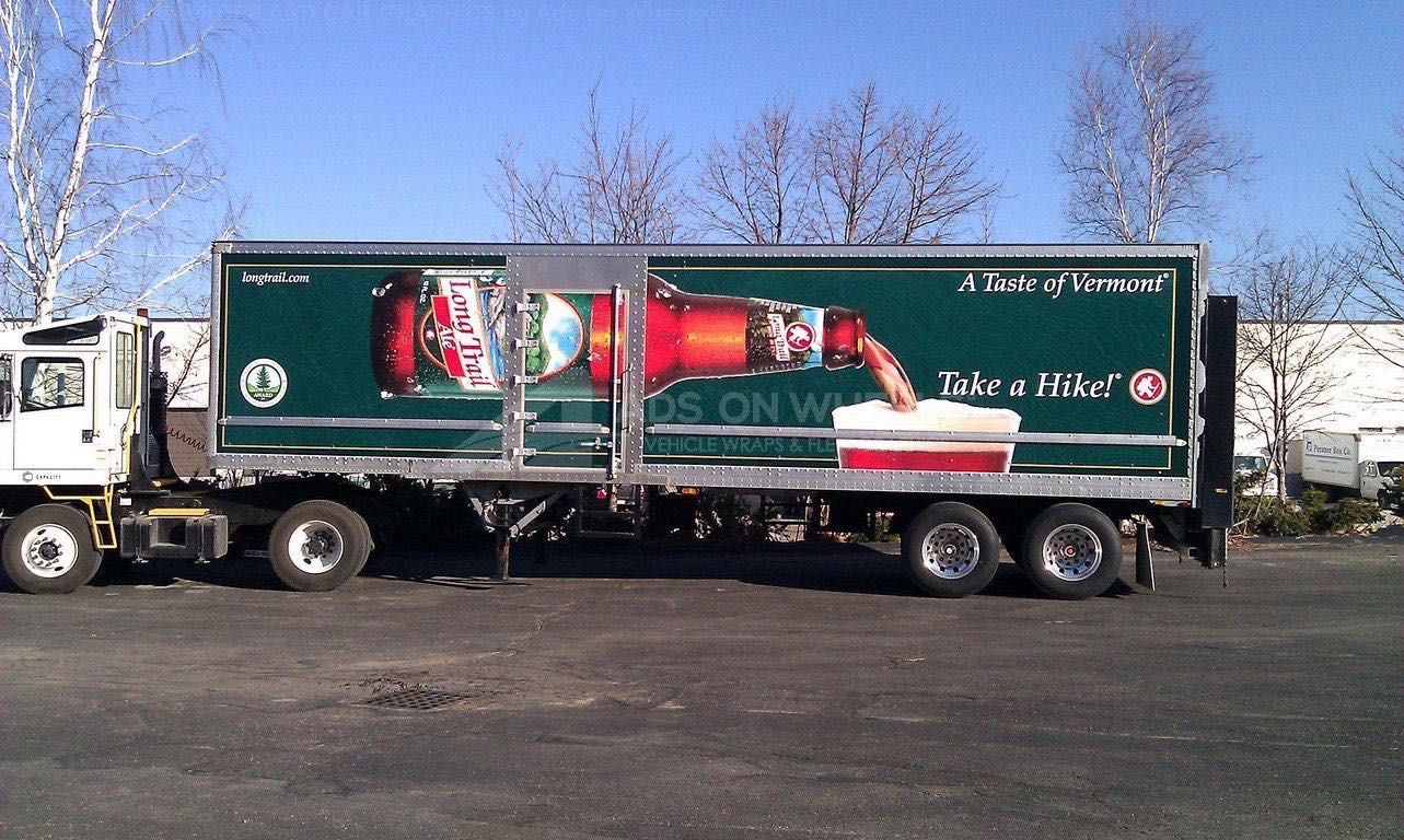 Tractor Trailer Wraps Semi Graphics Long Trailer Brewing Beverage