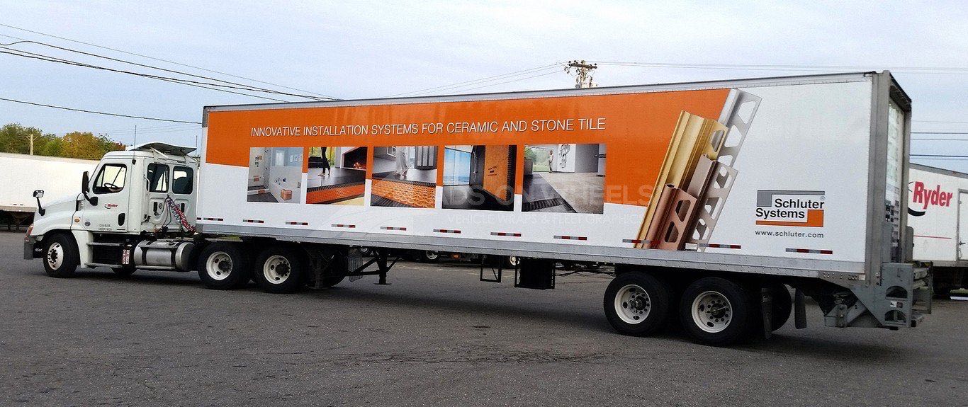 Tractor Trailer Wraps Semi Graphics Schluter Systems