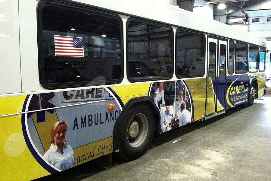 Transit Bus Wrap Graphics Careplus