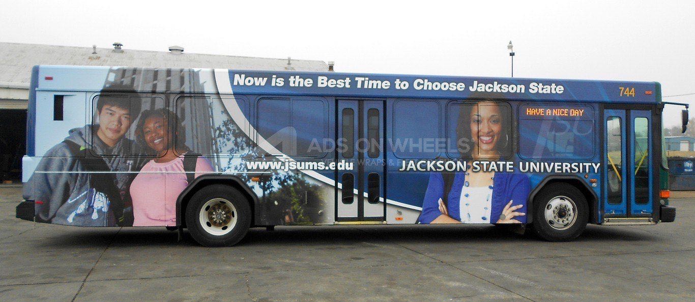 Transit Bus Wrap Graphics JSU University