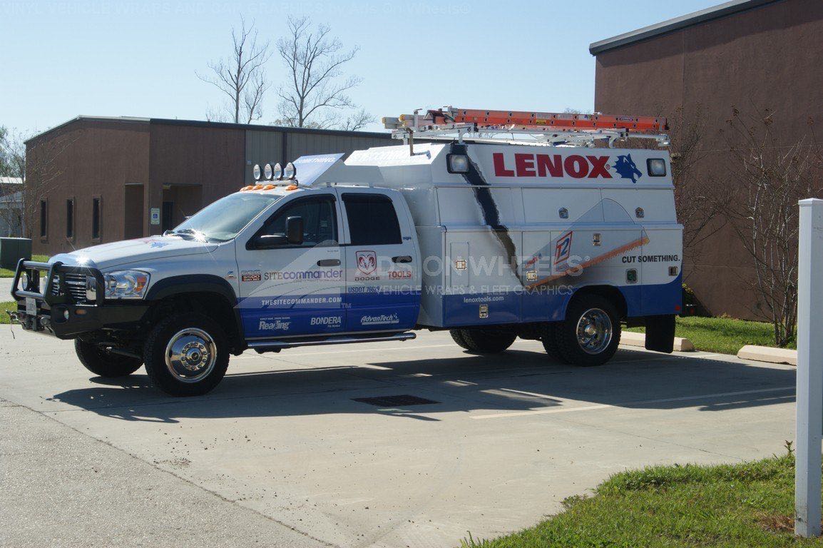 Utility Truck Graphics Wrap Service Body HVAC Lennox