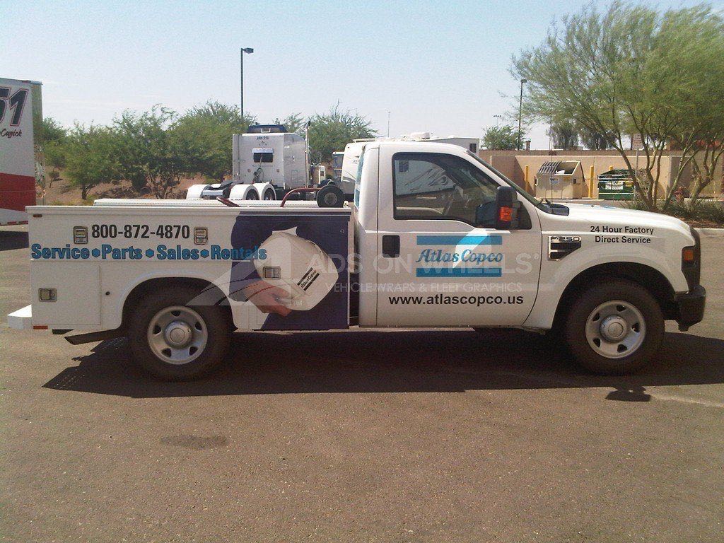 Utility Truck Graphics Wrap Service Body Industrial Aco