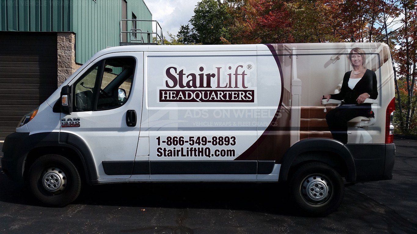 Van Wrap Graphics Acorn Stairlift SLHQ