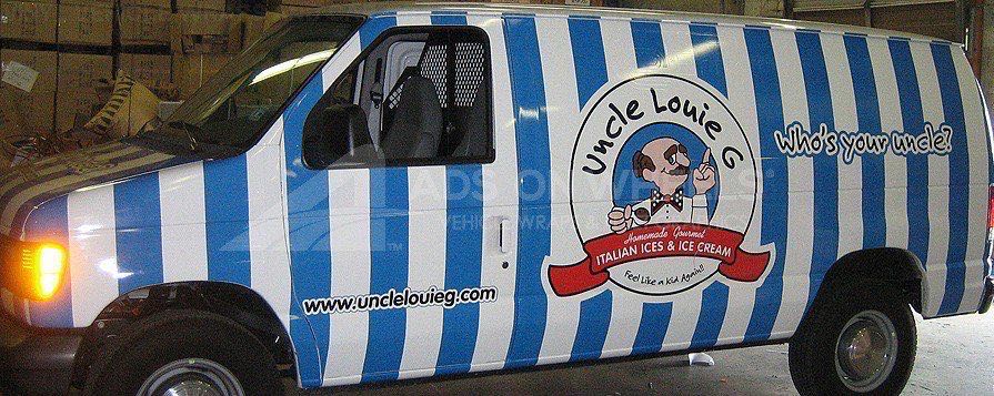 Van Wrap Graphics Uncle Louie